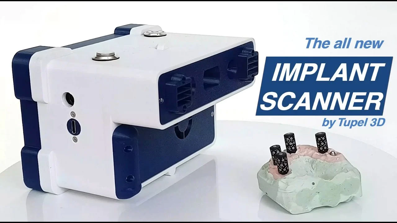Tupel photogrammetry device capturing sub-micron implant position data for All-on-4 full-arch restorations — ensures precise passive fit and long-term implant accuracy at Frisco Dental Hub, Frisco TX 75035